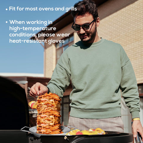 Fengzhe tray isolates food from hot bottom for better texture.