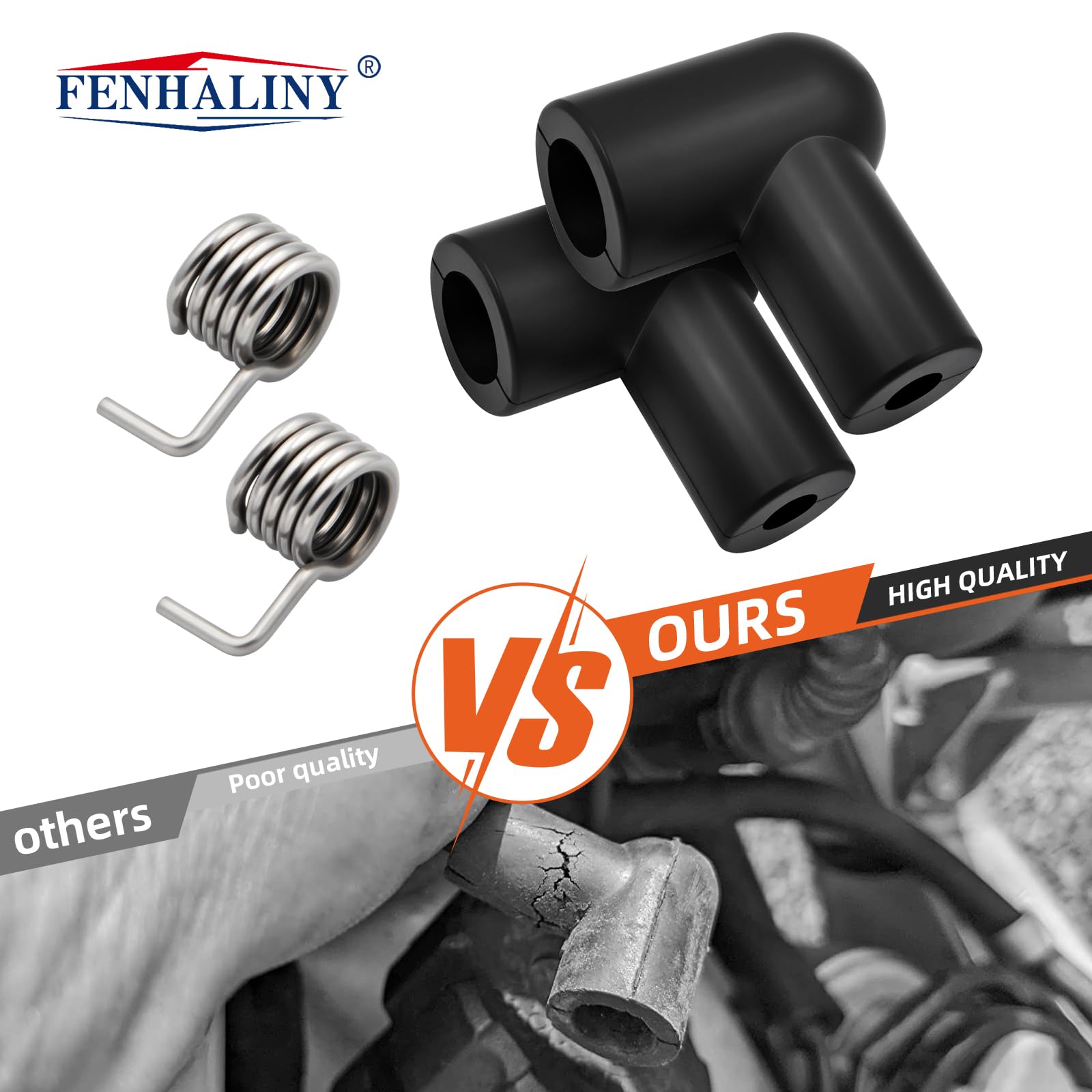 Fenhaliny branding on boot packaging emphasizes reliability.
