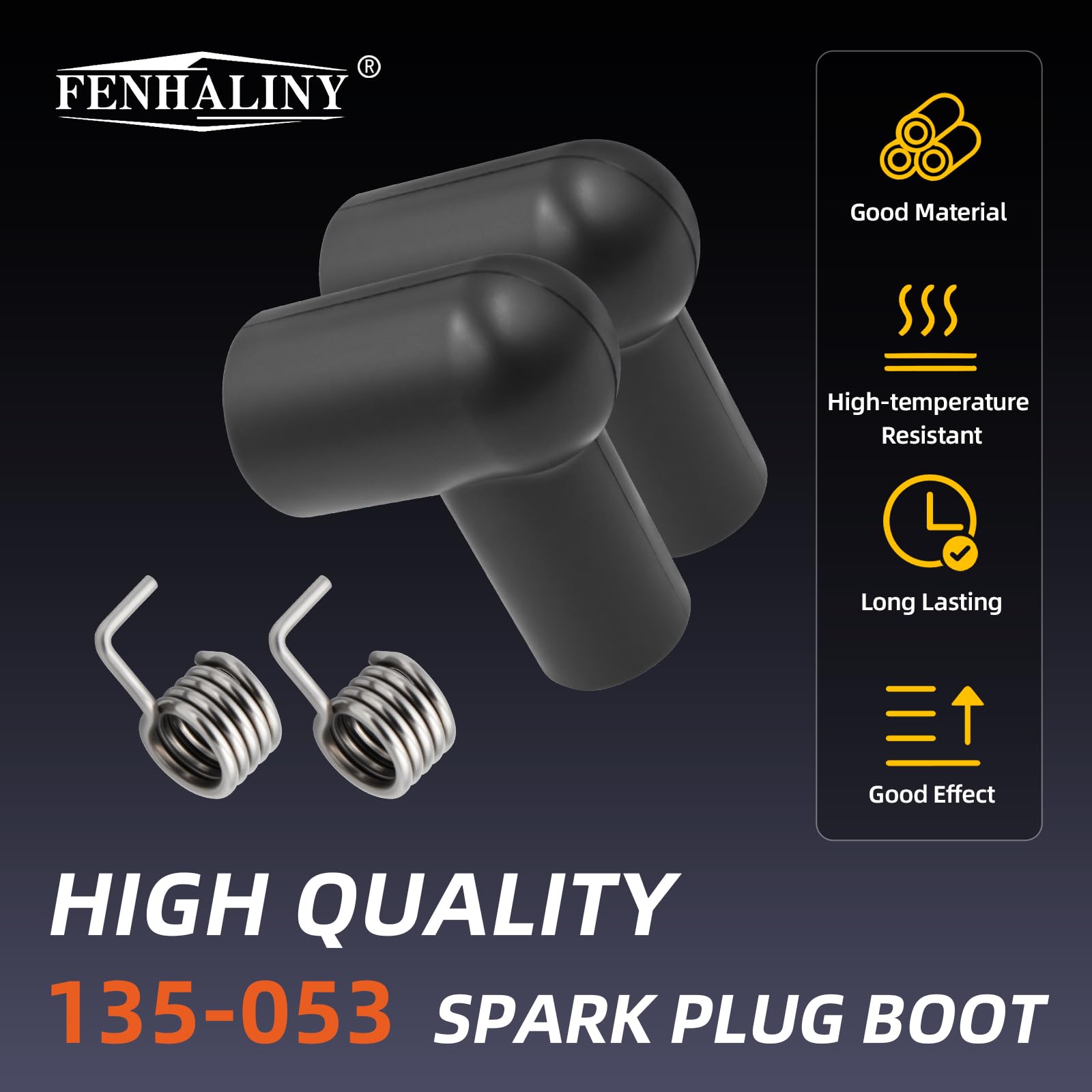Fenhaliny two-piece boot set ready for quick replacement.