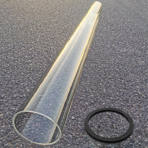 Fenluqi glass tube replacement for 49.5-inch four-sided patio heaters.