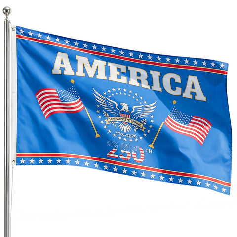 Fennoral 250th Anniversary flag eagle design for durable outdoor display