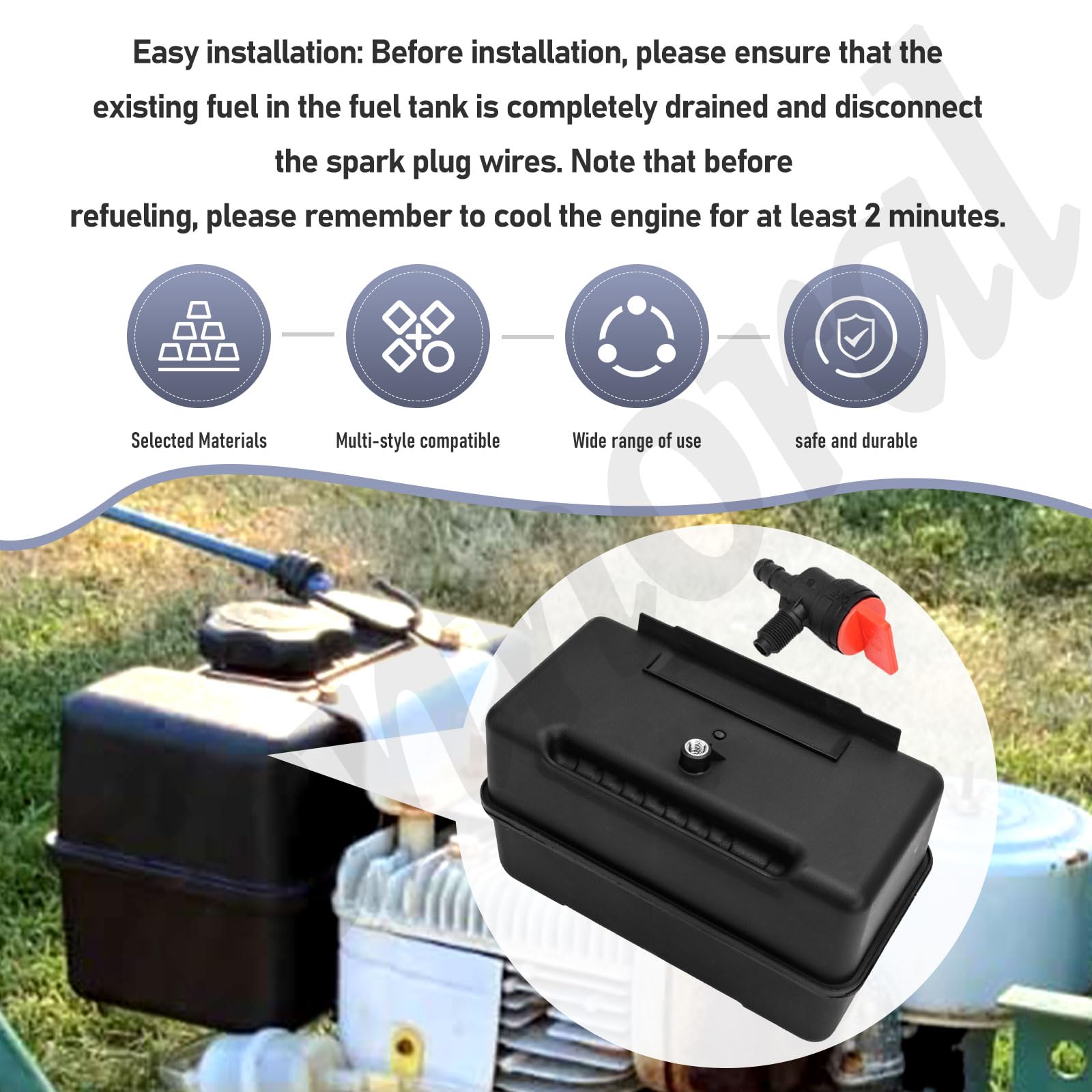 Fennoral 691993 remote mounting compatibility supports diverse lawn and snow equipment setups.