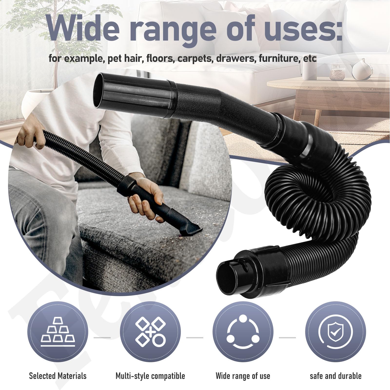 Fennoral BB1100 hose replacement supports easy wrapping and versatile cleaning tasks.