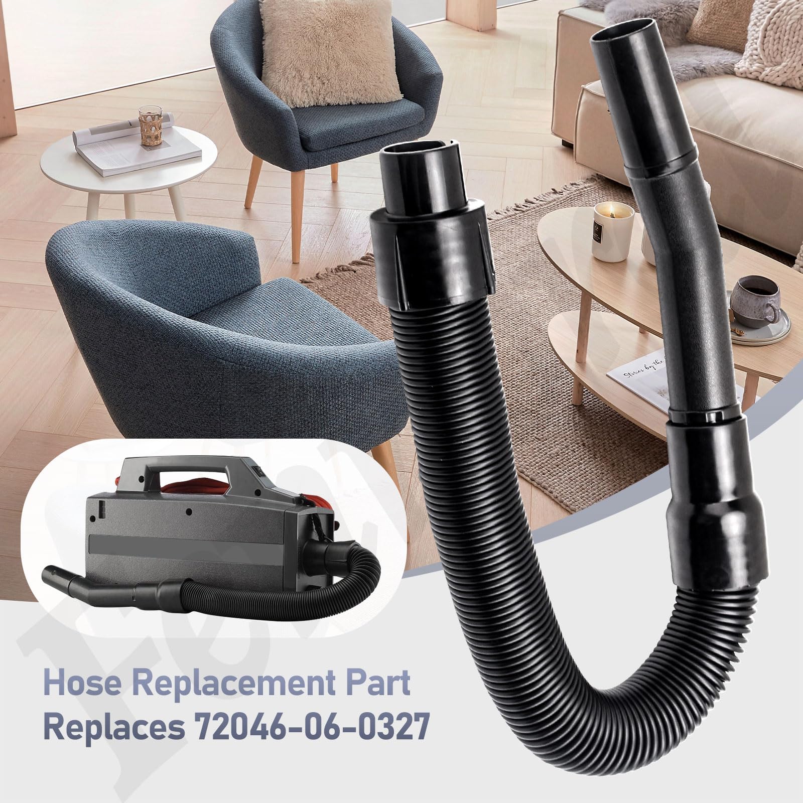 Fennoral BB900DGR hose replacement improves reach and airflow around tight spaces.