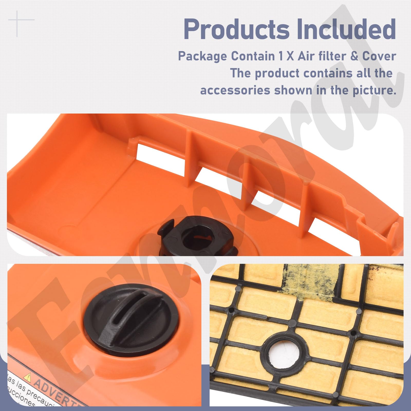 Fennoral packaging for Stihl air filter ensures complete installation.