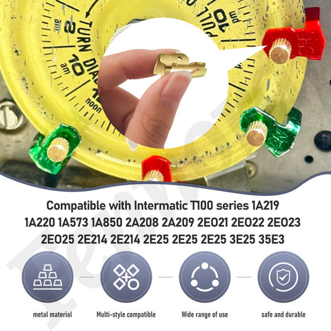 Fennoral Pool Timer installation step showing easy slide-in setup
