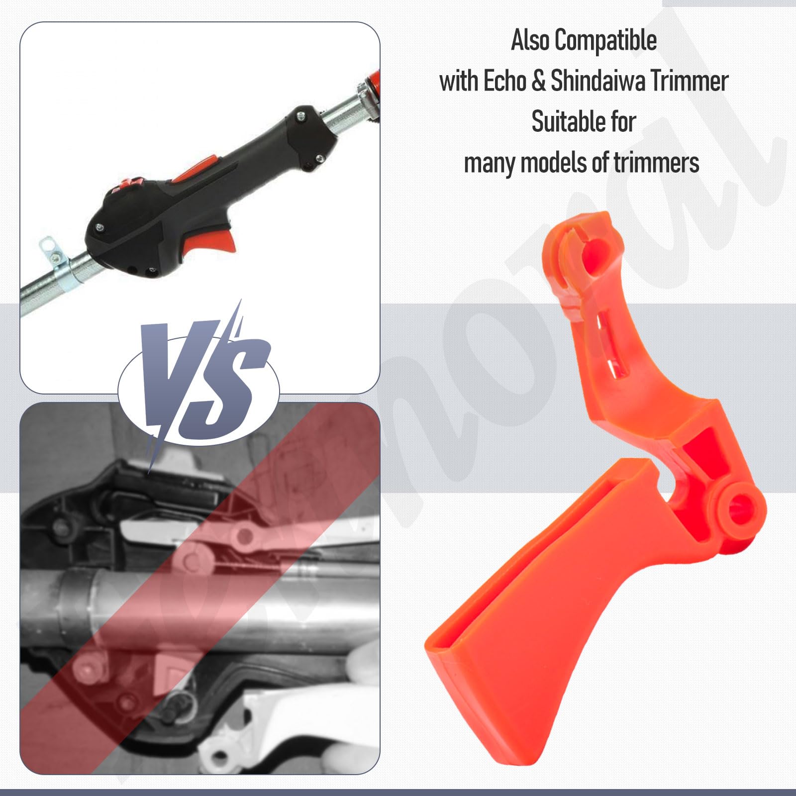 Fennoral throttle triggers durable construction for long life.
