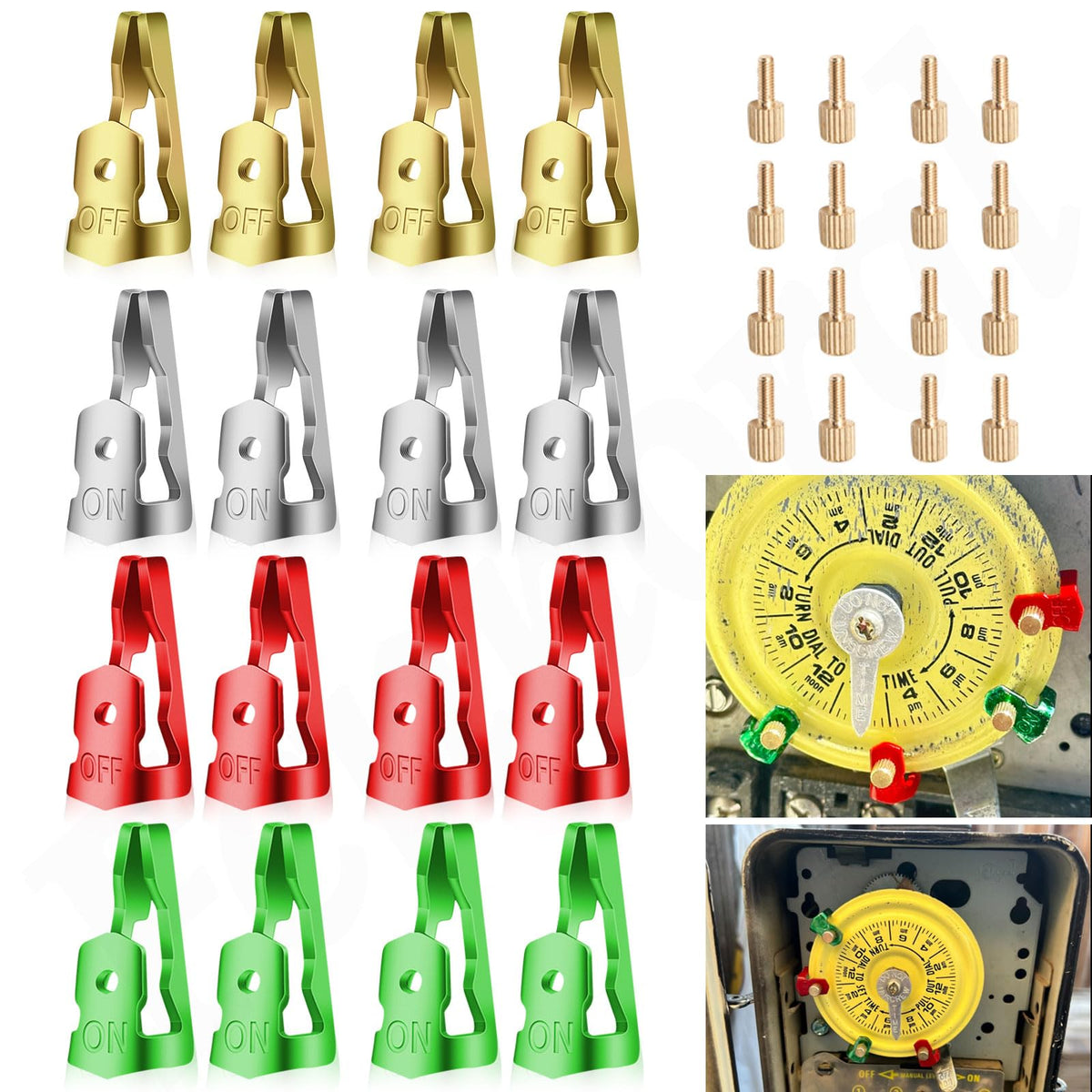 Fennoral Time Switch Trippers Kit package content showing full set for quick setup