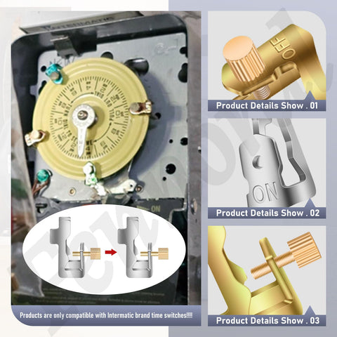 Fennoral Time Switch Trippers Kit includes screws for secure installation