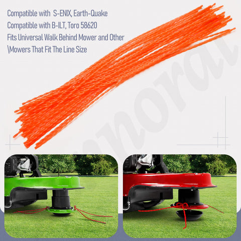 Fennoral universal walk-behind mower trimmer line for hassle-free maintenance