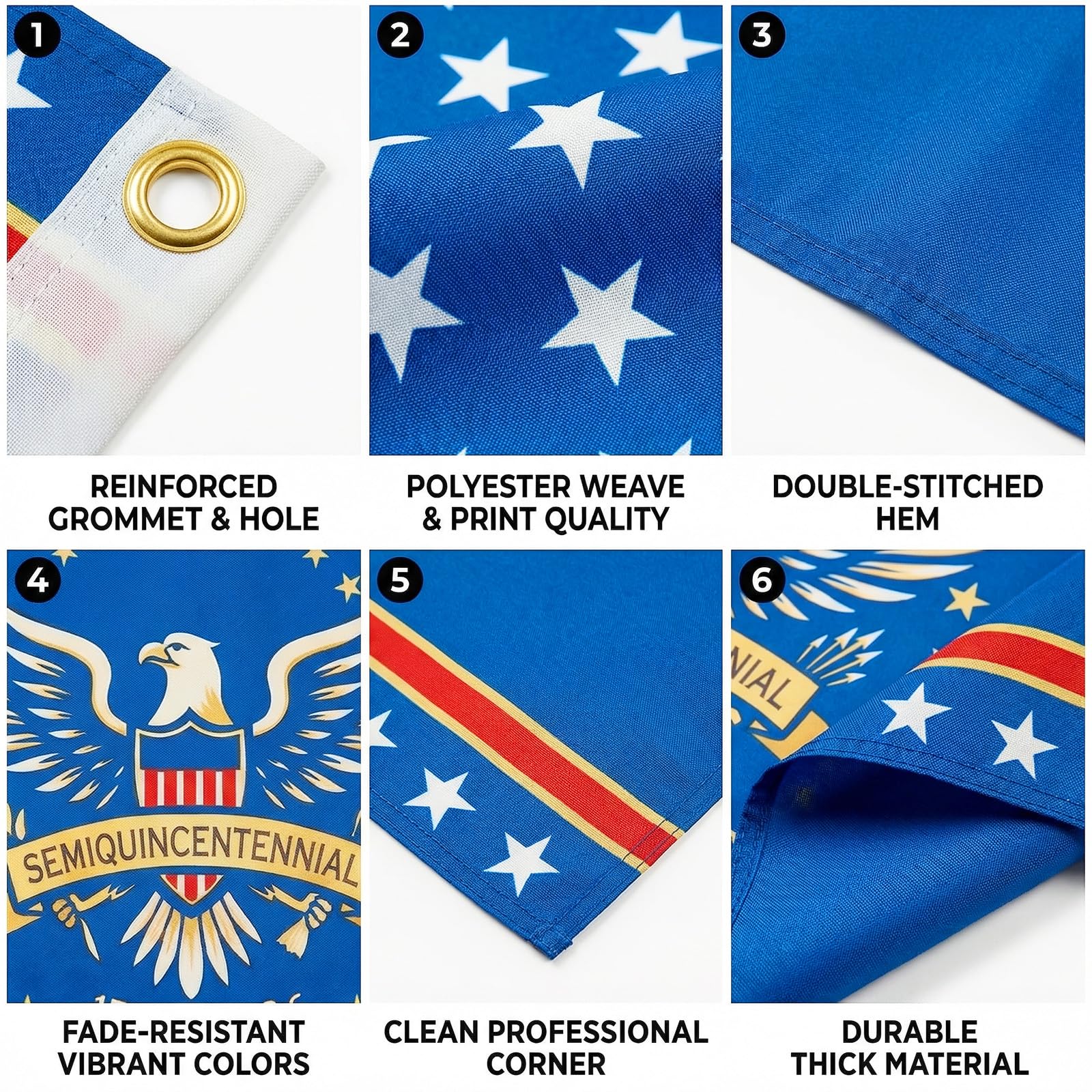 Fennoral flag UV-protected colors resist sun fading