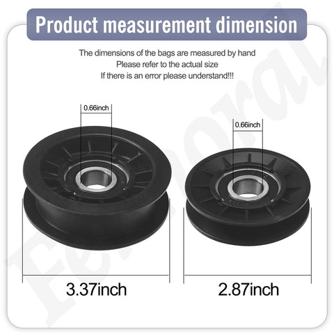 Fennoral V-Idler pulley kit components laid out for quick installation on compatible models.