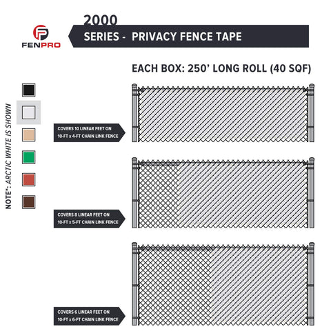 Arctic White Fenpro privacy screen concealed in a backyard setting.