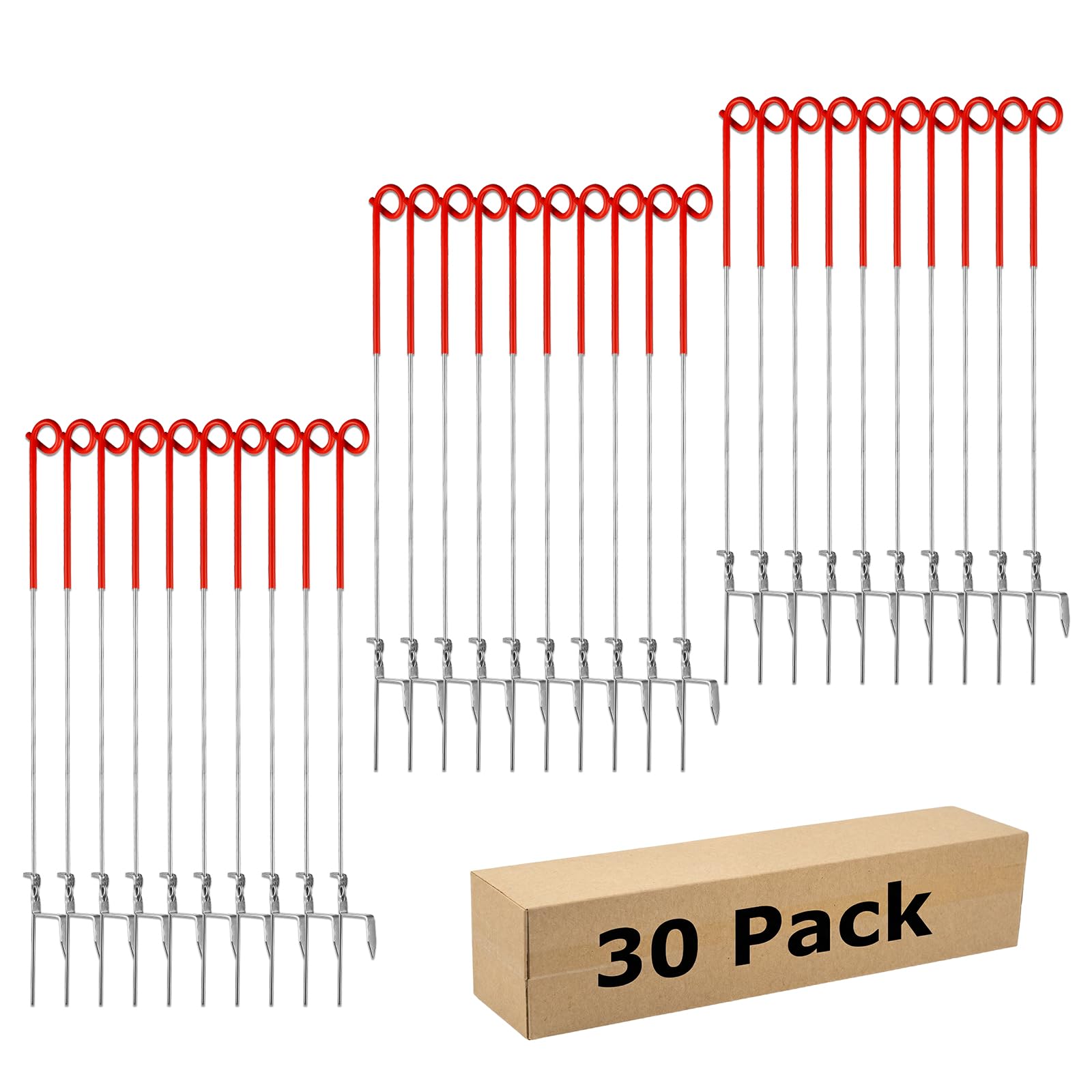 FENSMILE Fence Shock 41in post red for durable outdoor fencing applications.