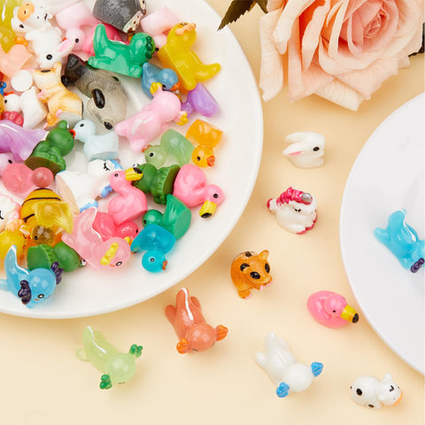 Fensong resin animals DIY crafts supplies for dioramas.