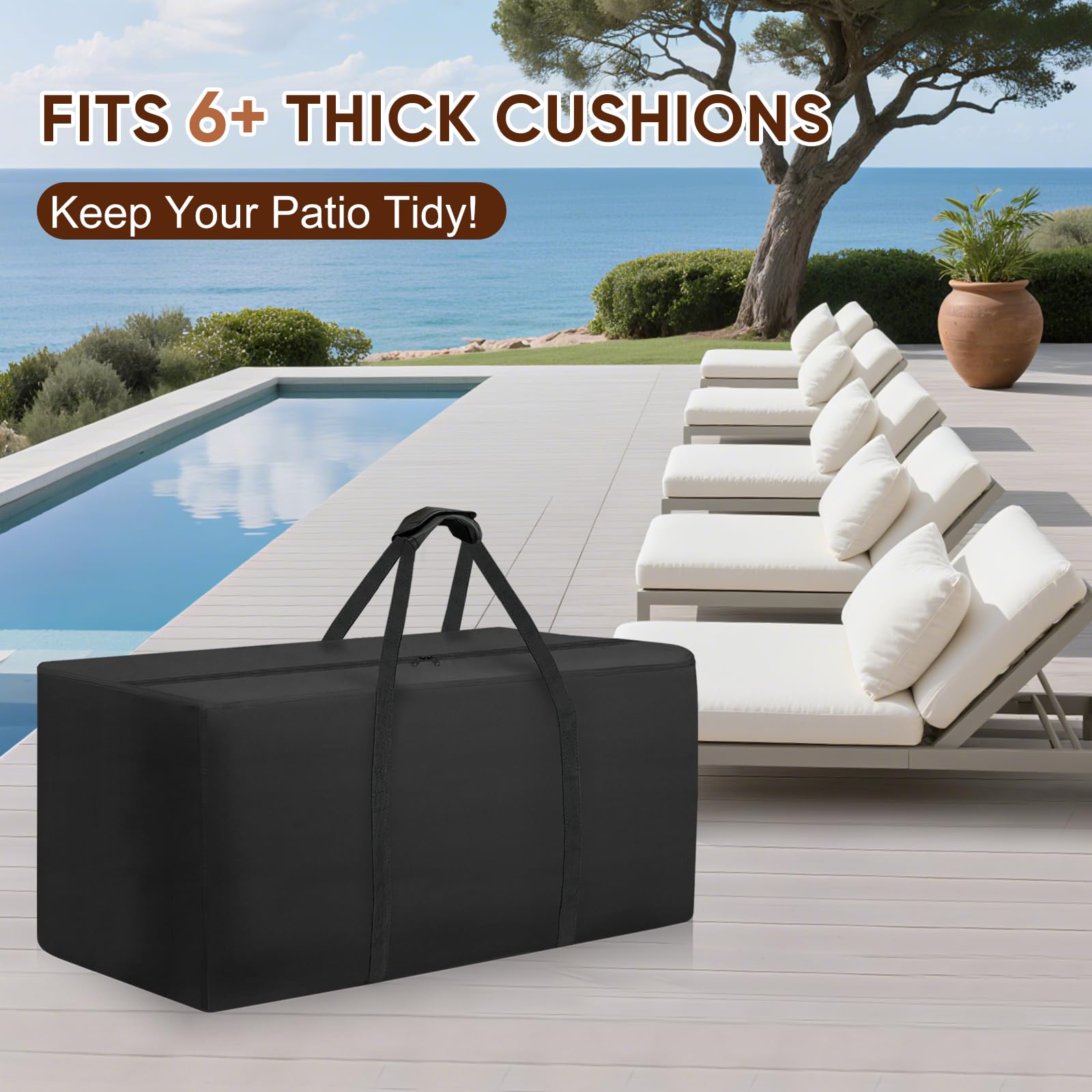 Fentiff padded handles for comfortable carrying