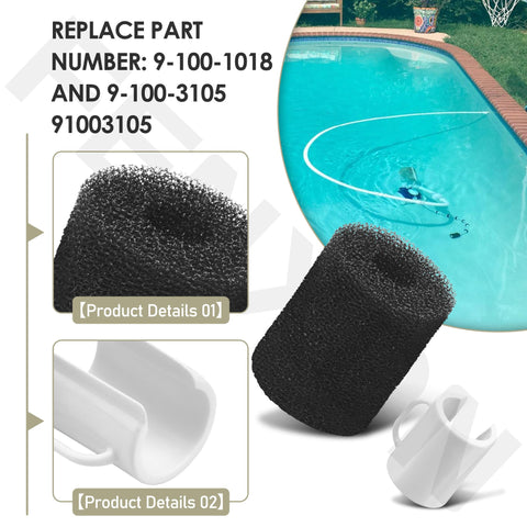 FENXDN bag collar replacement fits Polaris 280 TankTrax for easy swap