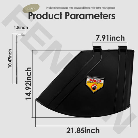FENXDN deflector shield for Exmark Quest series, reliable replacement option