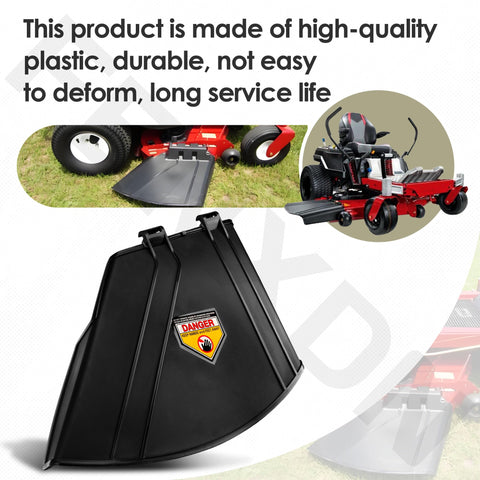 Durable plastic deflector by FENXDN resists deformation during yard work