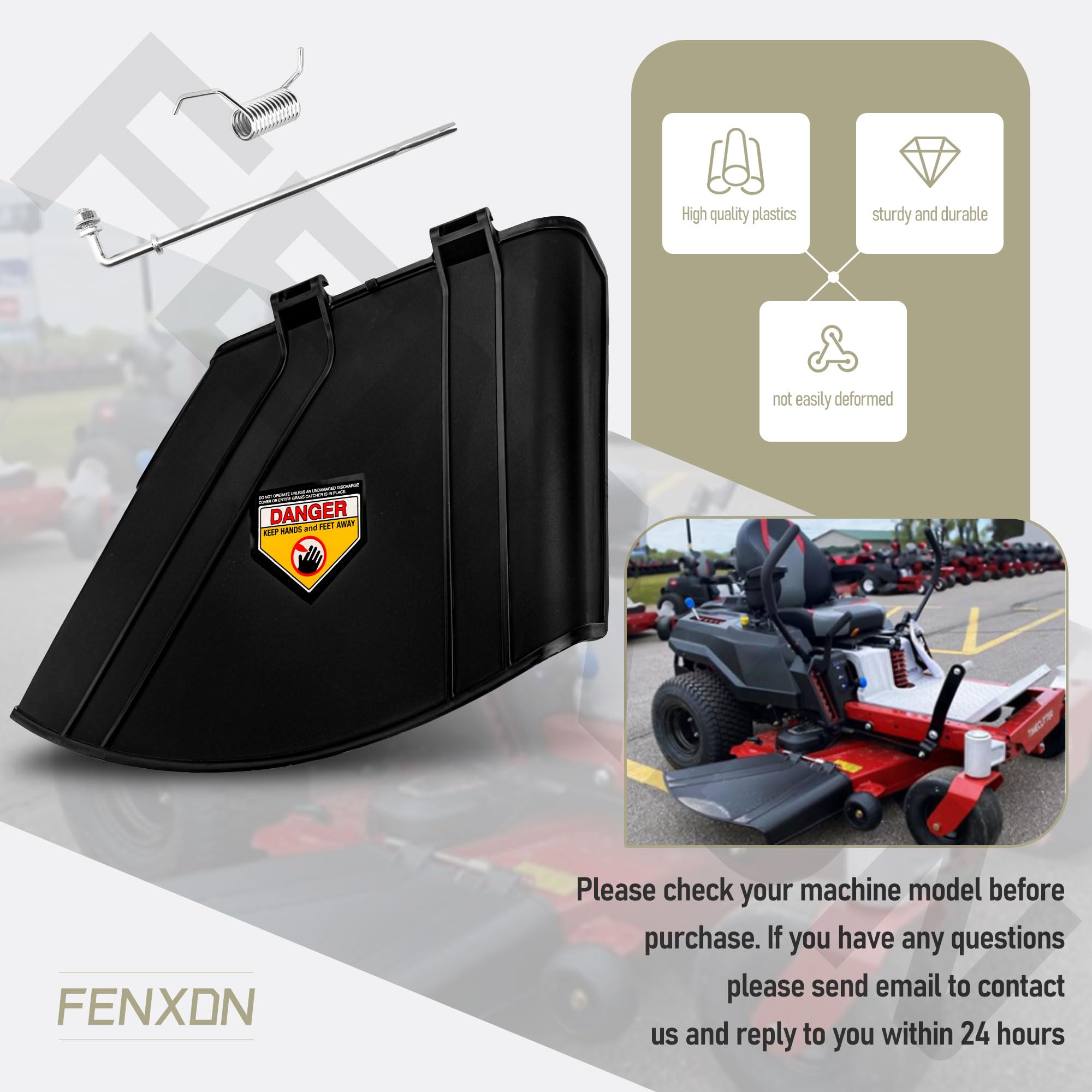 FENXDN Exmark Quest E-Series compatibility ensures reliable shield coverage