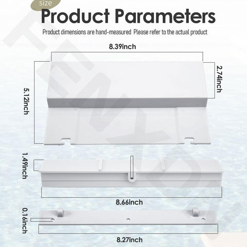 FENXDN SP1070 pool skimmer front view shows replacement part fit