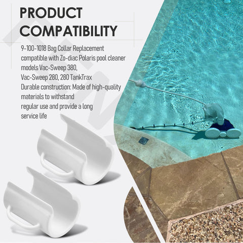 FENXDN sweep hose scrubber compatible with Polaris 360 and 360 models for better hose cleanliness