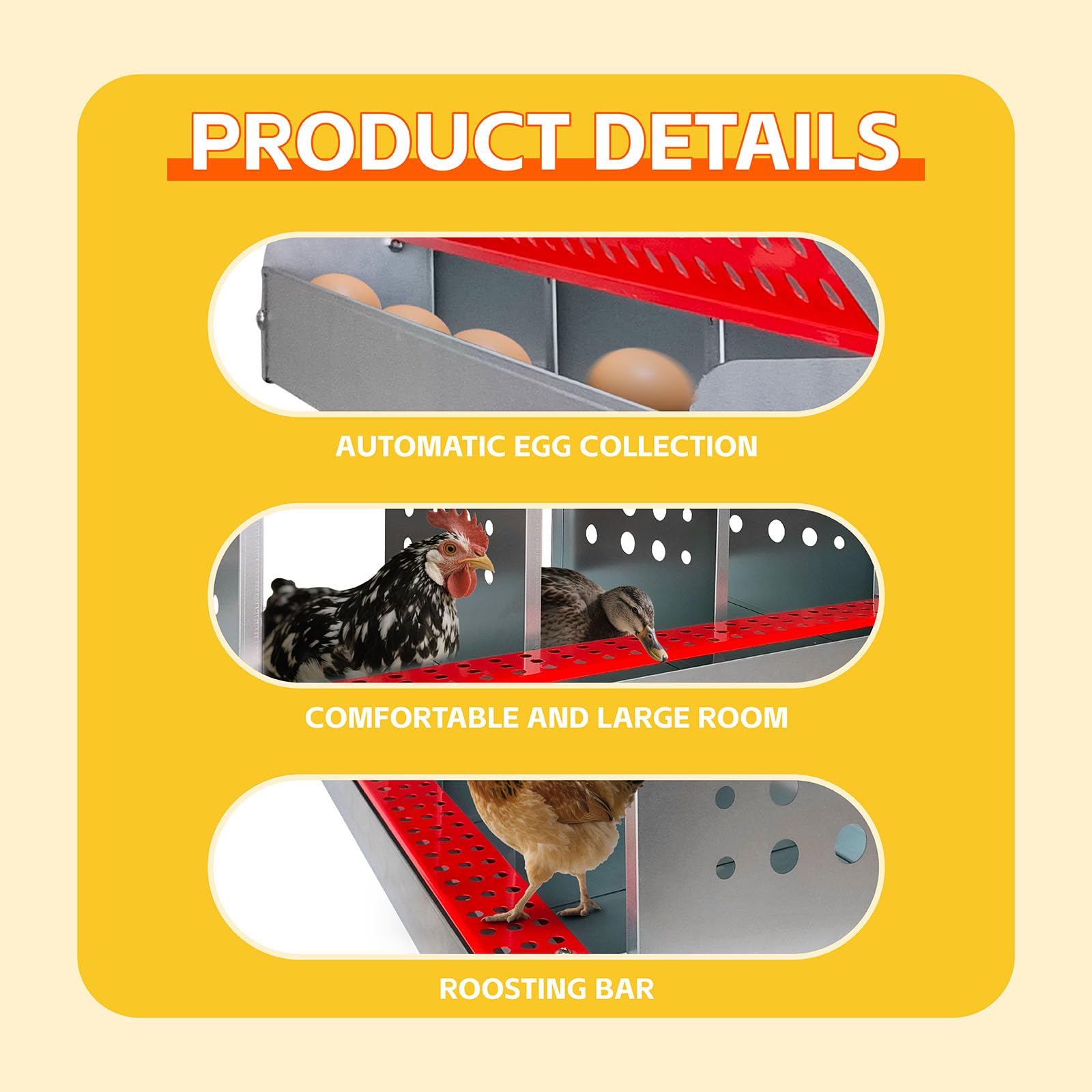 FEOKUMO easy-assembly kit for quick setup and leveling