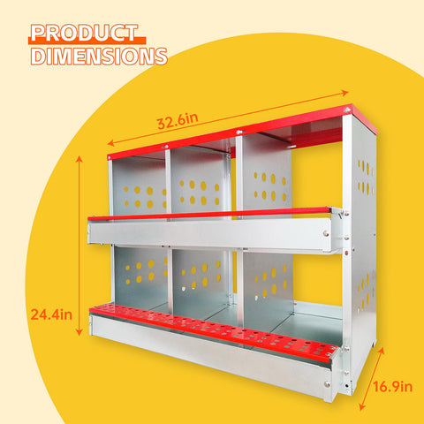 FEOKUMO predator-proof nesting box for secure poultry housing