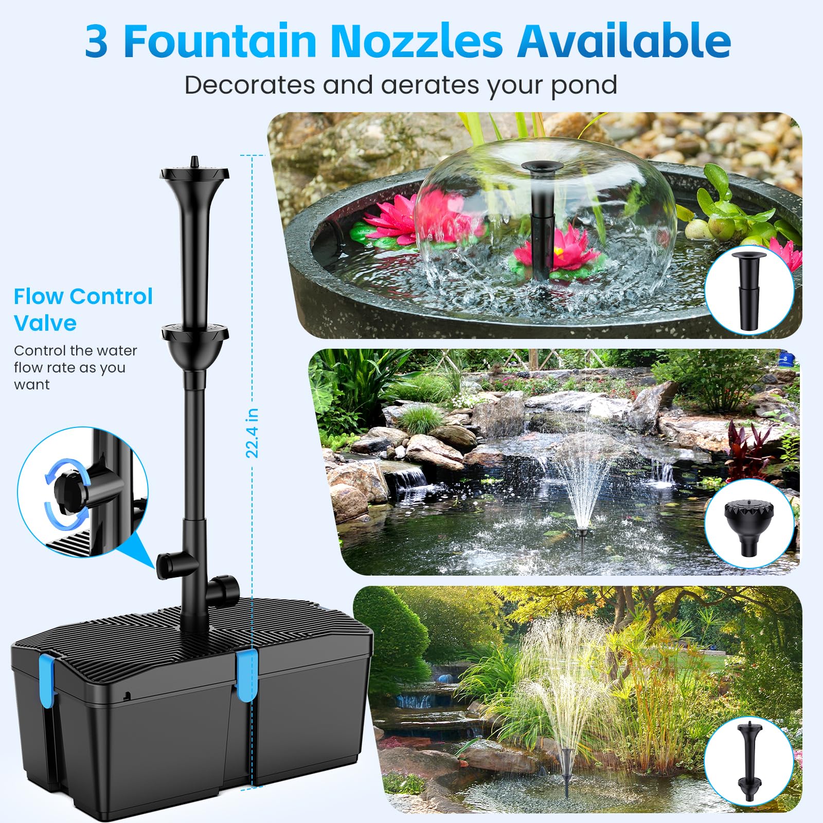 All-in-one filtration system for ponds by FEOXSHAL
