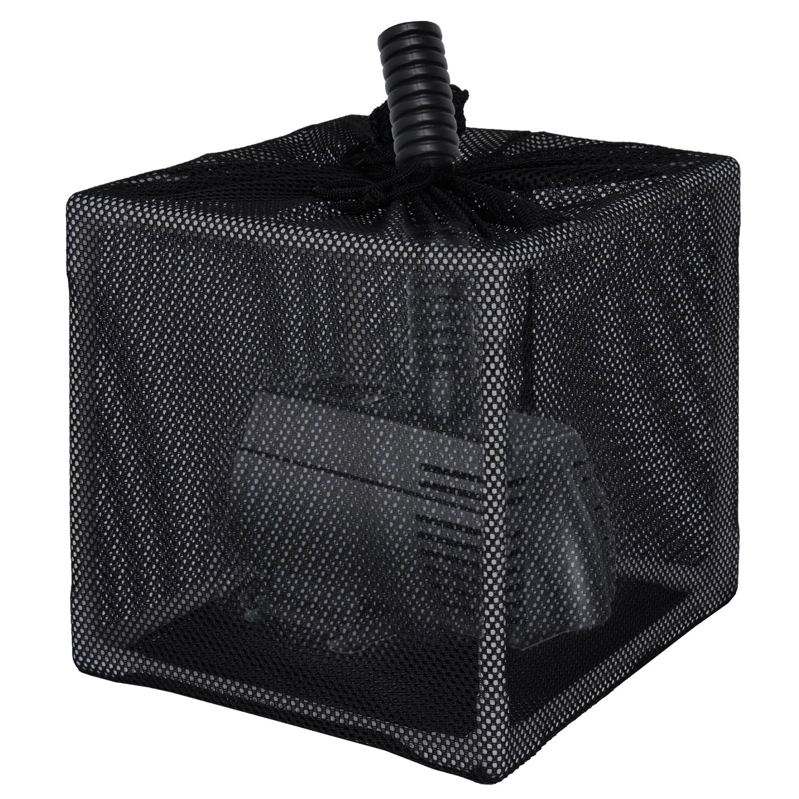 FEOXSHAL pond filter box with anti-clogging mesh protects the pump from debris