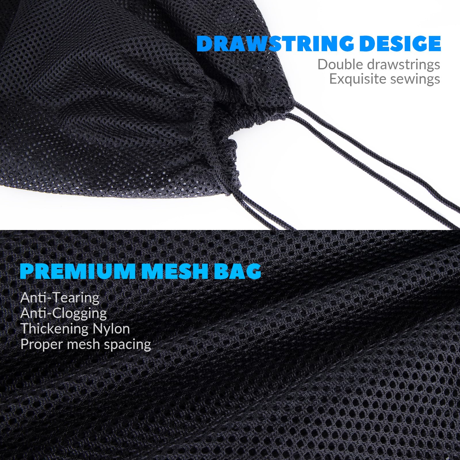 Durable nylon media mesh inside the FEOXSHAL filter bag