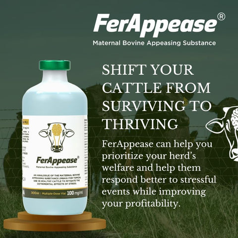 FerAppease bottle supports calming during weaning transitions.