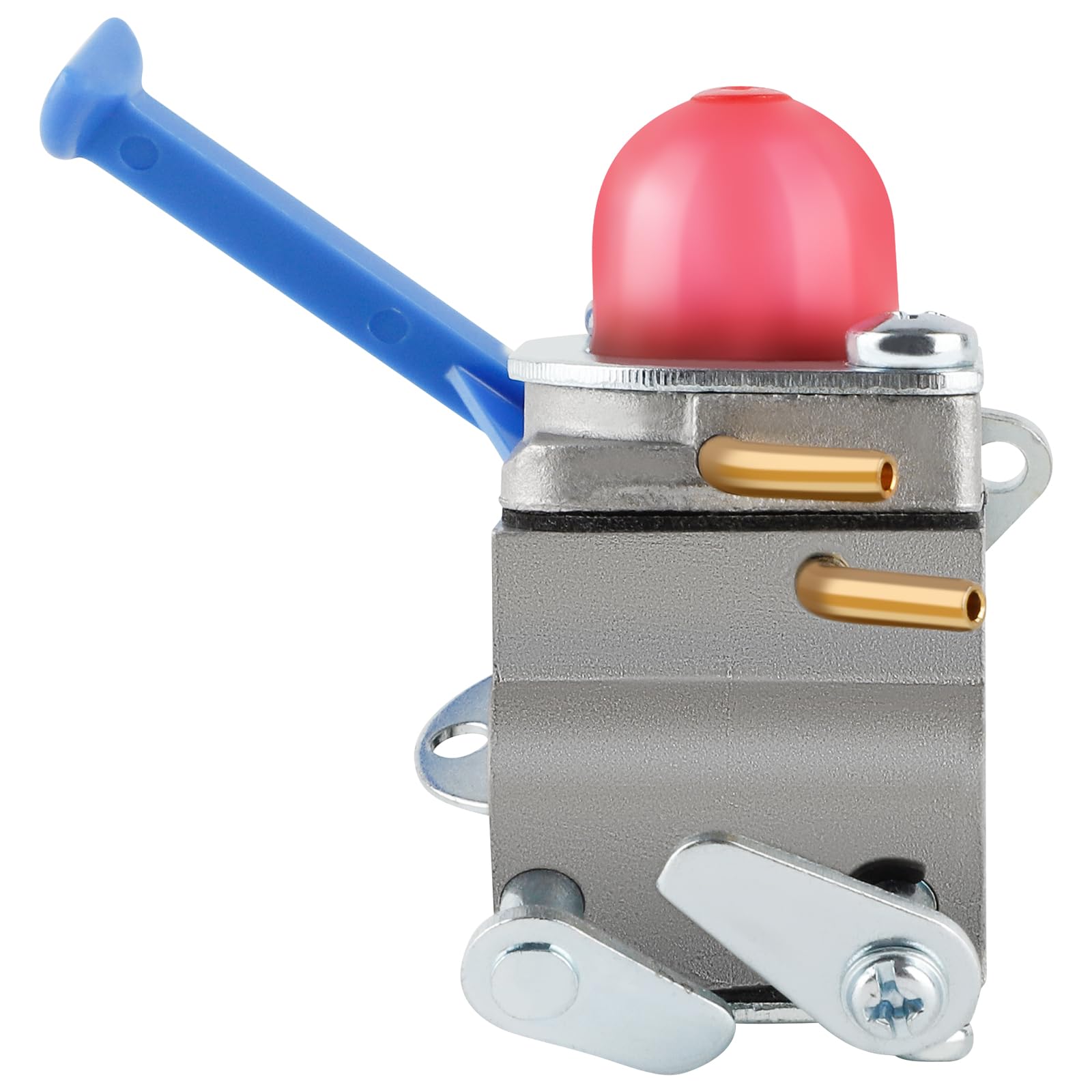 Detailed view of Ferilter 28cc carburetor for precise engine tuning.