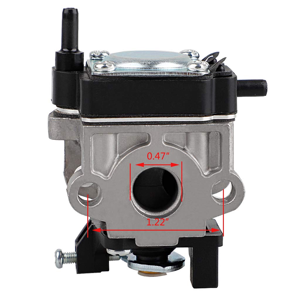 Ferilter carburetor kit components laid out for quick maintenance