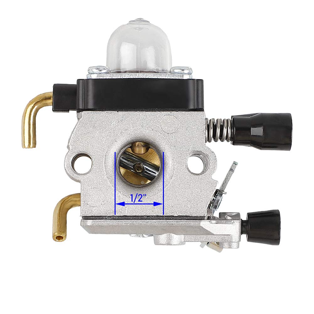 Pre-adjusted Ferilter FS55 carburetor ready for quick installation