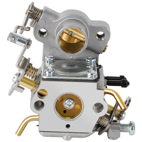 Ferilter carburetor assembly with gaskets for quick swap and reliable seal.