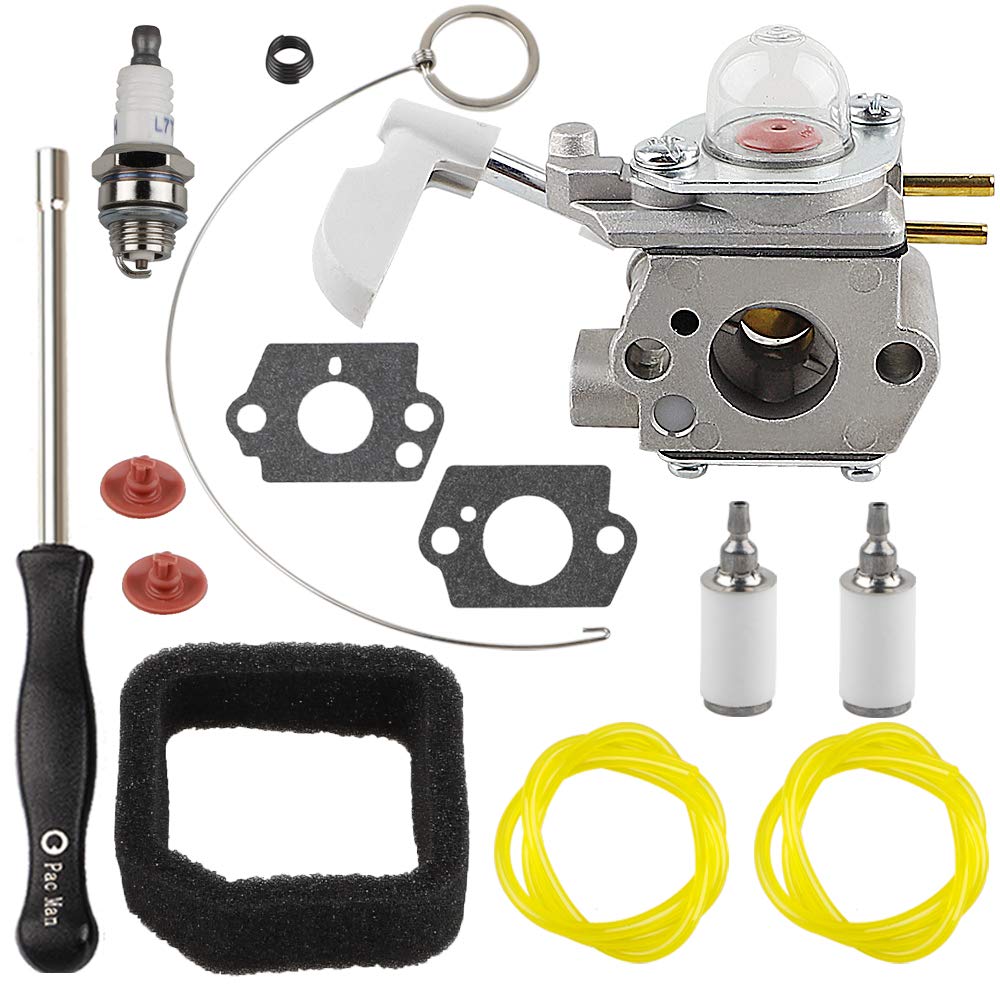 Ferilter carburetor for Homelite 26B leaf blower close-up ready for installation