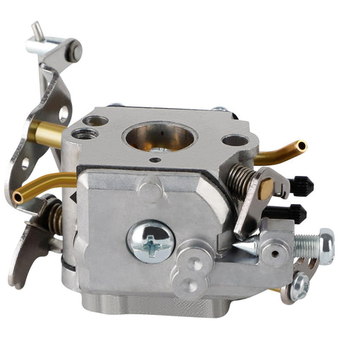 Ferilter carburetor packaging includes gaskets, bulbs, filters, and lines for install.