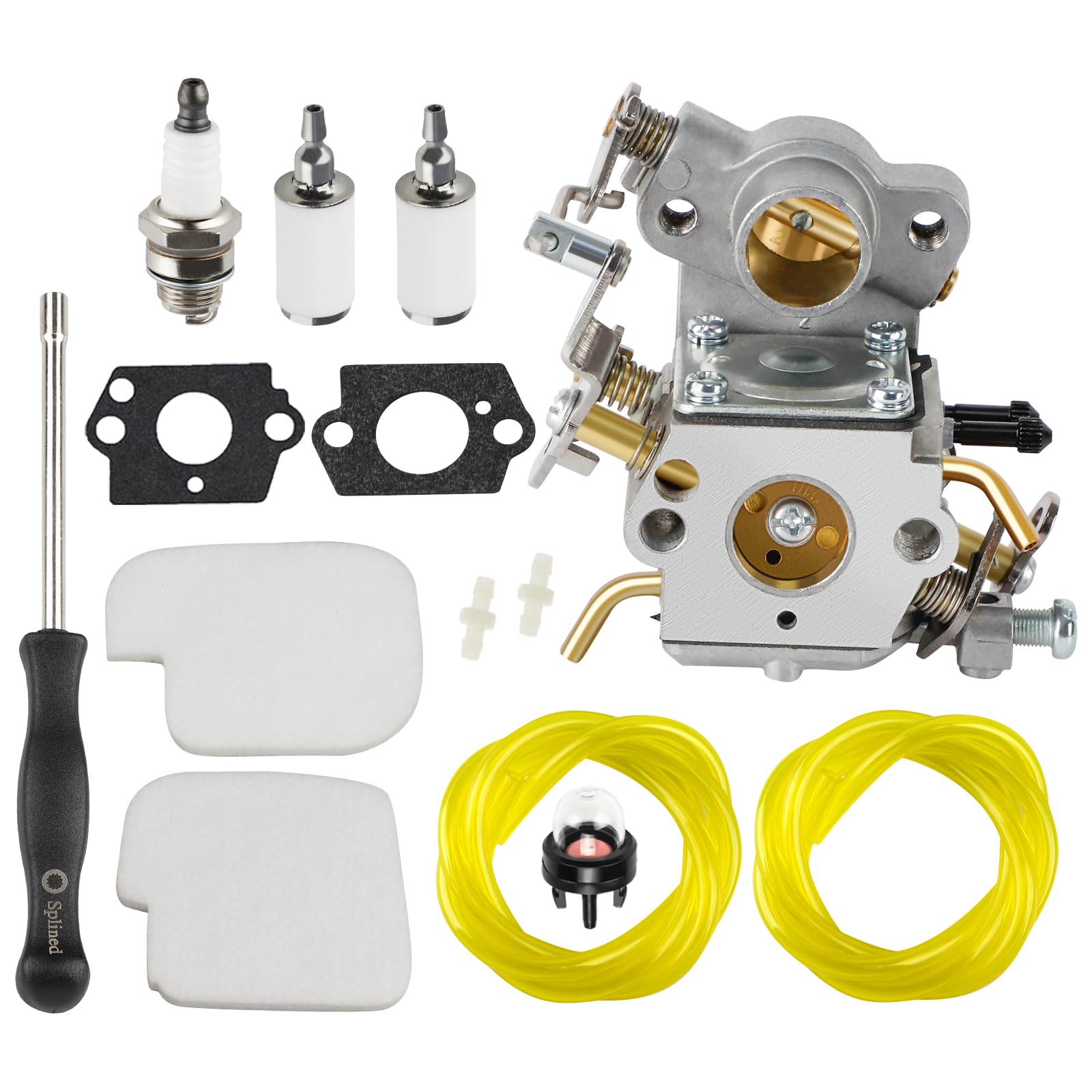 Ferilter carburetor for Poulan Pro PP4218A: precise fit improves starting and idle performance.