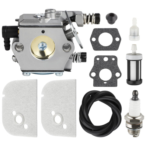 Ferilter carburetor for Stihl 009 closeup shows precise craftsmanship for reliable starting.