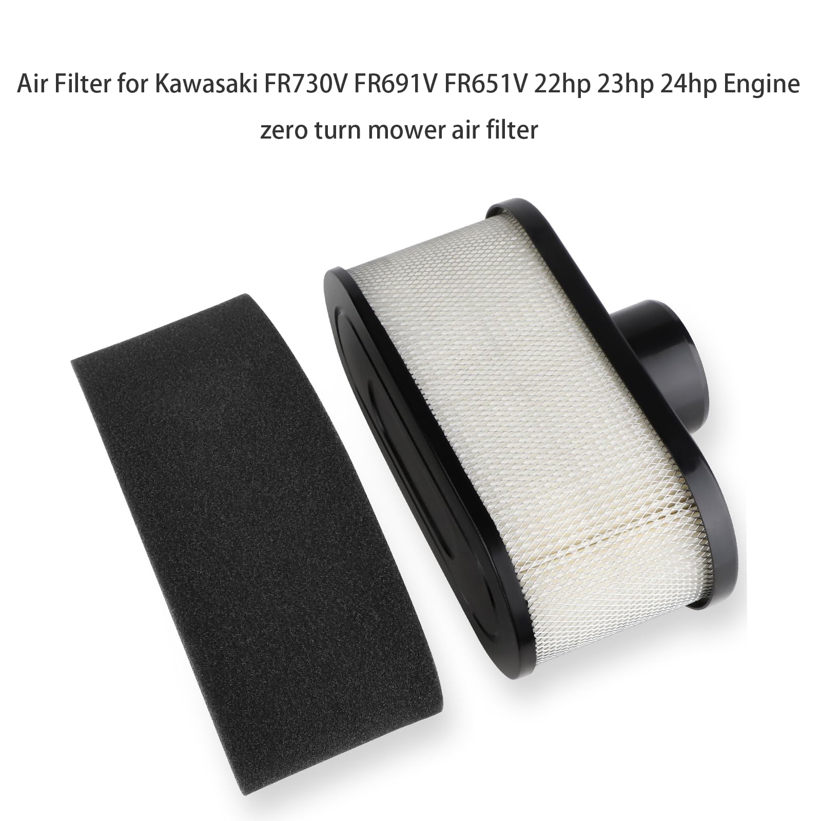 Ferilter air filter for Kawasaki FR730V, designed for 22-24hp engines, supports clean intake.
