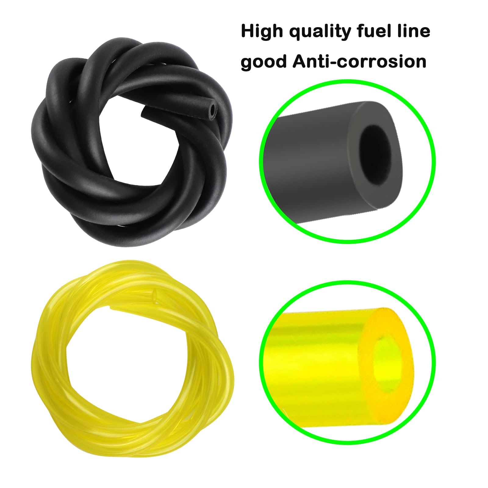 Ferilter Husqvarna primer bulb and fuel filter kit, easy install for reliable air purge