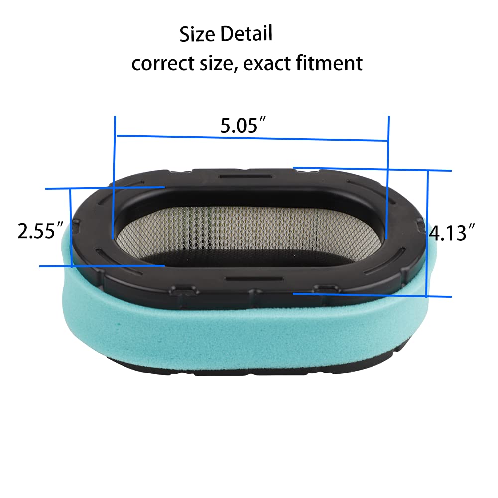 Ferilter Kohler 7000-series air filter on KT725 engine for optimized airflow.