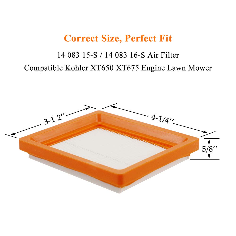 Ferilter air filter compatible with Kohler Courage XT650 XT675 engines for smooth operation.