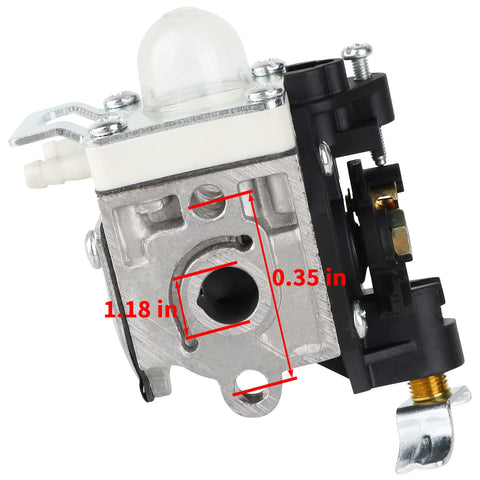 Ferilter PB250 carburetor assembly view with gasket set.