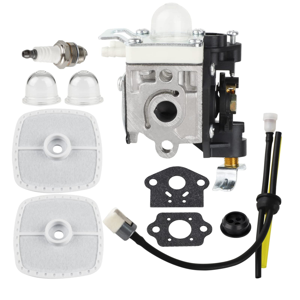 Ferilter PB250 carburetor packaging with included tune-up kit for Echo blower.