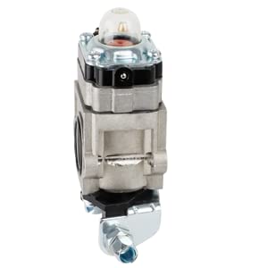 Ferilter Pro PR46BT carburetor kit contents: gasket, primer bulb, fuel filter, spark plug, fuel line.