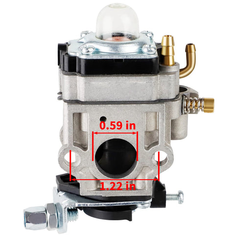 Ferilter Pro PR46BT carburetor close-up highlighting RedMax EB7000/EB7001 compatibility for smooth operation.