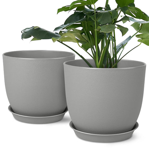 Ferlypote 8-inch pot set front view with matte finish for modern decor.