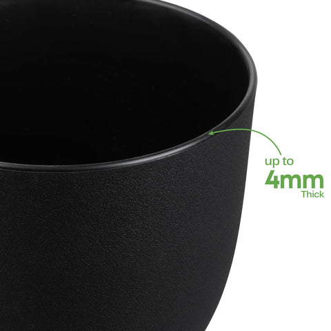 Ferlypote deep planting space fits most small to medium plants.